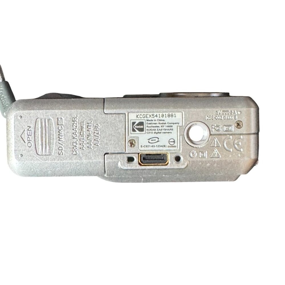 Kodak EasyShare C315 5.0MP Digital Camera Tested Works Incl Software SD Card‎ - Picture 9 of 12
